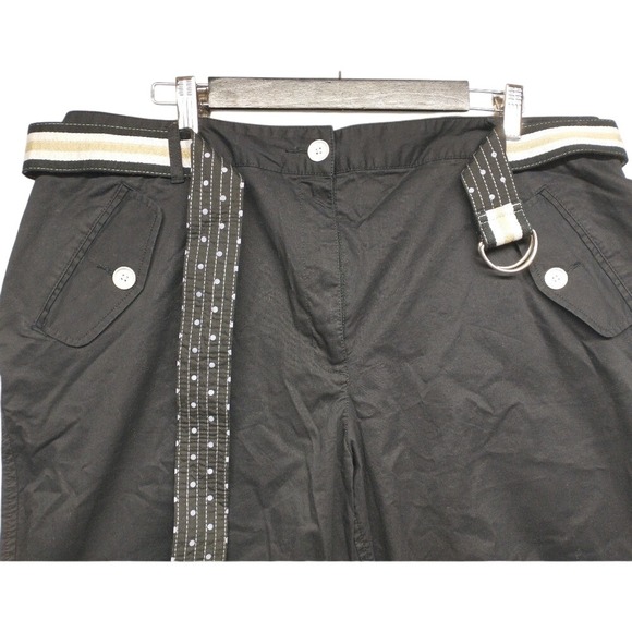 Karen Scott- Bermuda short plus size20, roll up with included reversible belt - Picture 2 of 6
